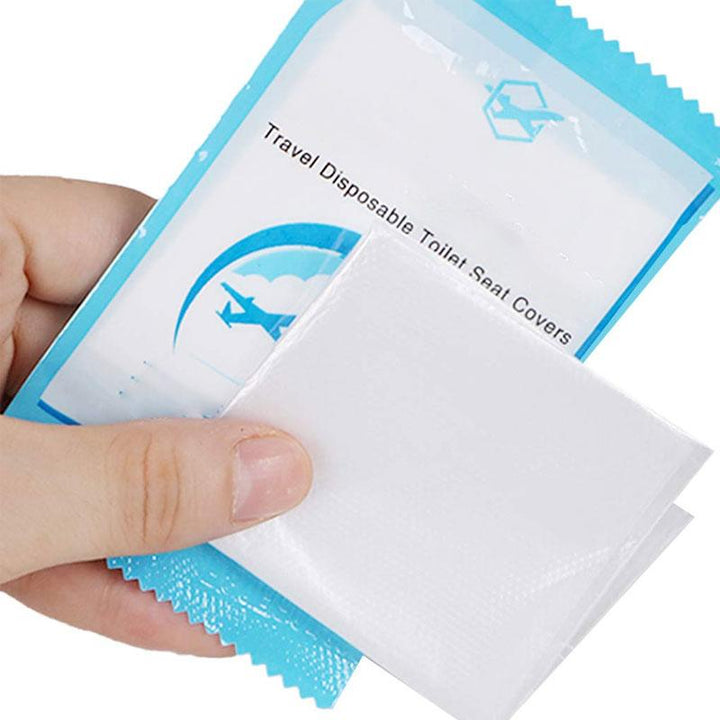 Disposable Toilet Seat Covers Biodegradable 50-Pack Fits Most Seats