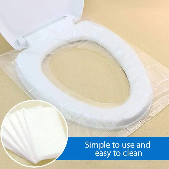 Disposable Toilet Seat Covers Biodegradable Universal Fit 50 Pack
