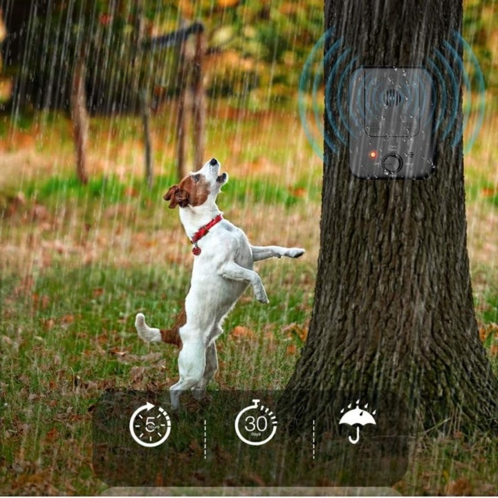 Dog Anti-Bark Device Ultrasonic Multi-Frequency Rechargeable