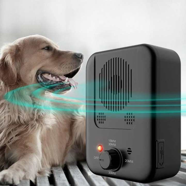 Dog Anti-Bark Device Ultrasonic Multi-Frequency Rechargeable