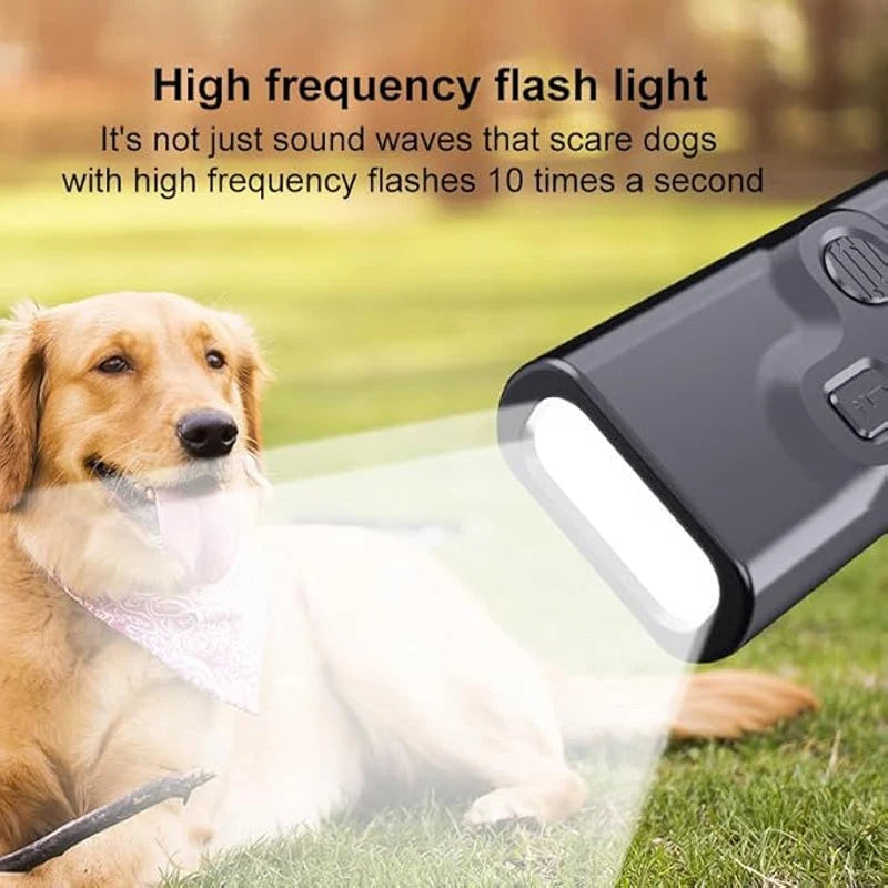Dog Bark Stopper Ultrasonic & LED USB Rechargeable