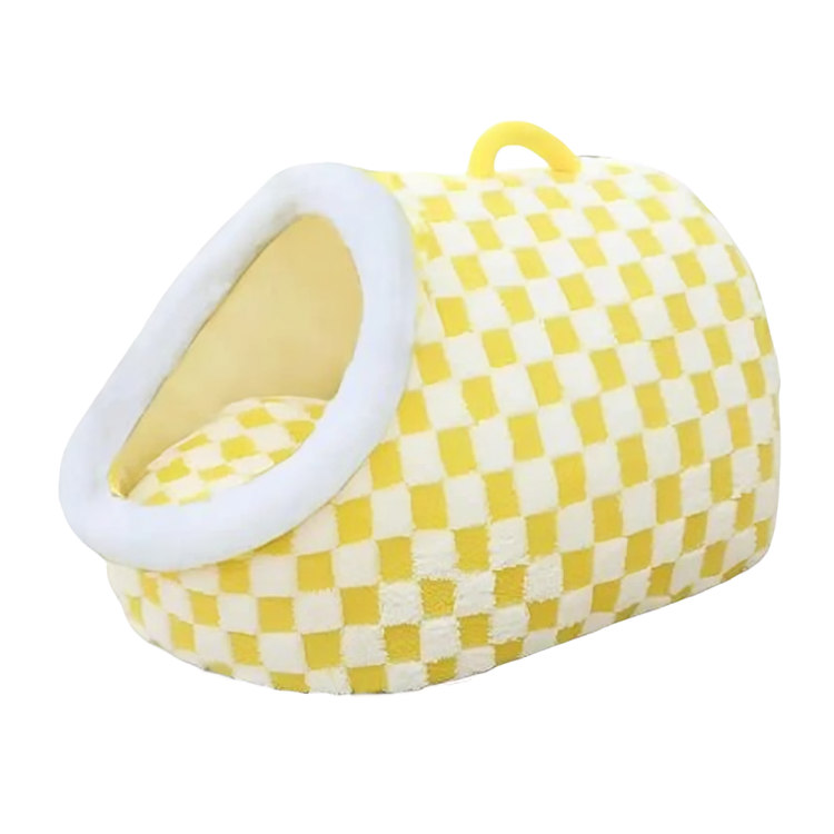Dog Bed Donut Plush Bolster Raised Rim
