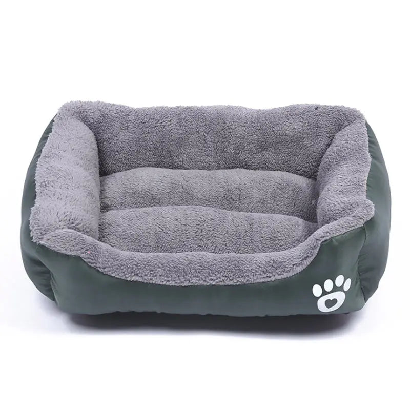 Dog Bed Plush Fleece & Padded Sidewalls Machine Washable