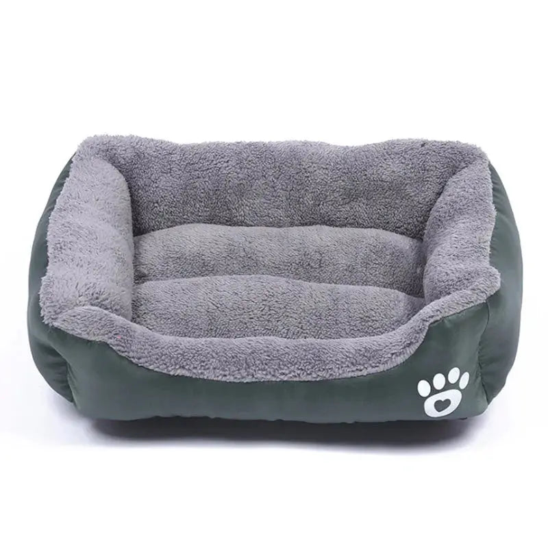 Dog Bed Plush Fleece & Padded Sidewalls Machine Washable