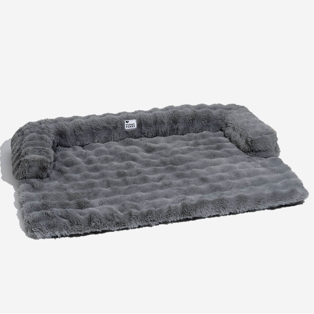 Dog Bed Ultra-Soft Plush Non-Slip Machine Washable