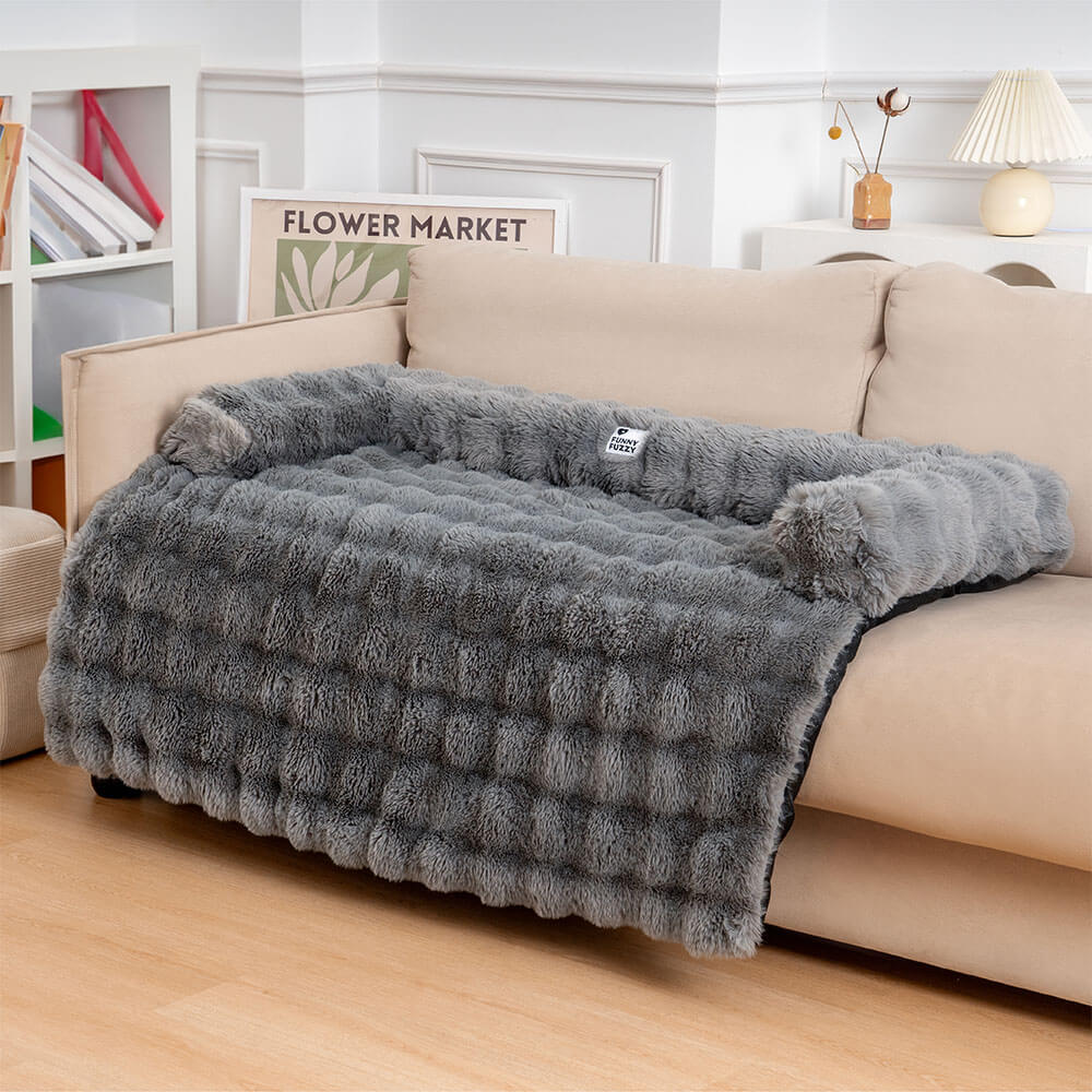 Dog Bed Ultra-Soft Plush Non-Slip Machine Washable