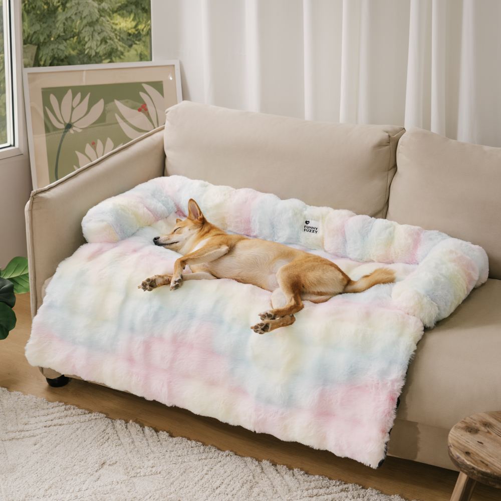 Dog Bed Ultra-Soft Plush Non-Slip Machine Washable