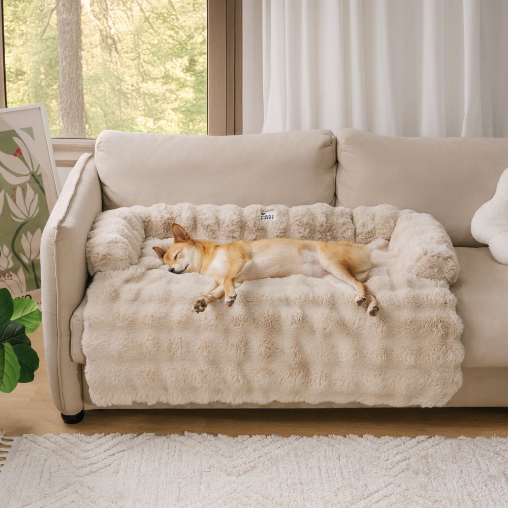 Dog Bed Ultra-Soft Plush Non-Slip Machine Washable