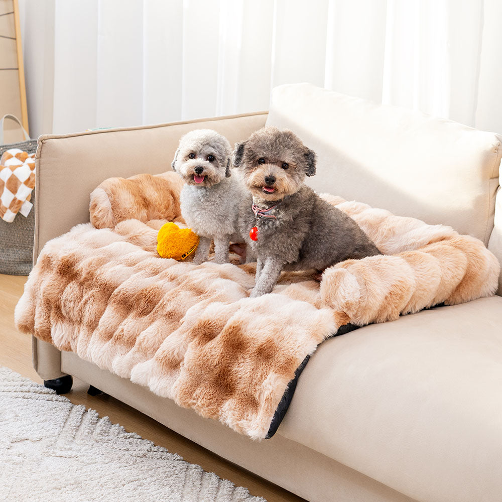 Dog Bed Ultra-Soft Plush Non-Slip Machine Washable