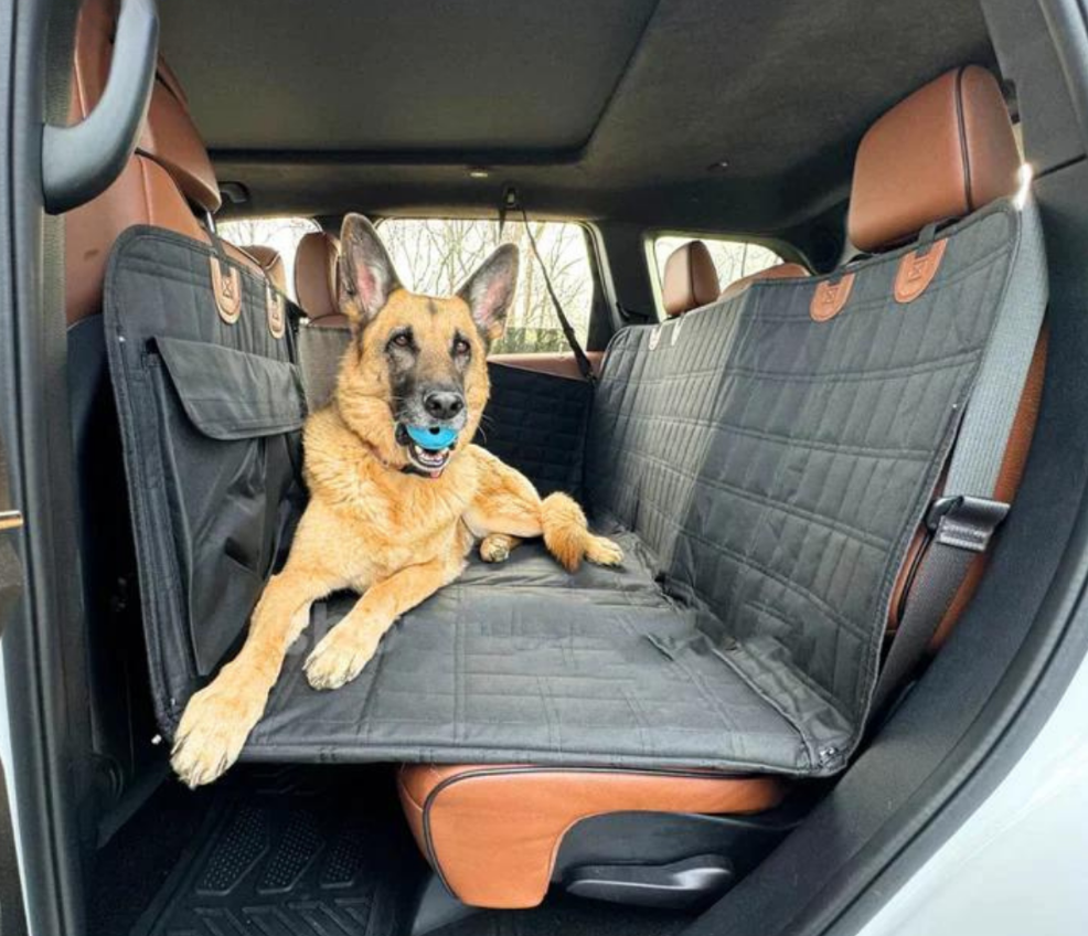 Dog Car Seat Cover Water-Repellent & Padded Universal Fit