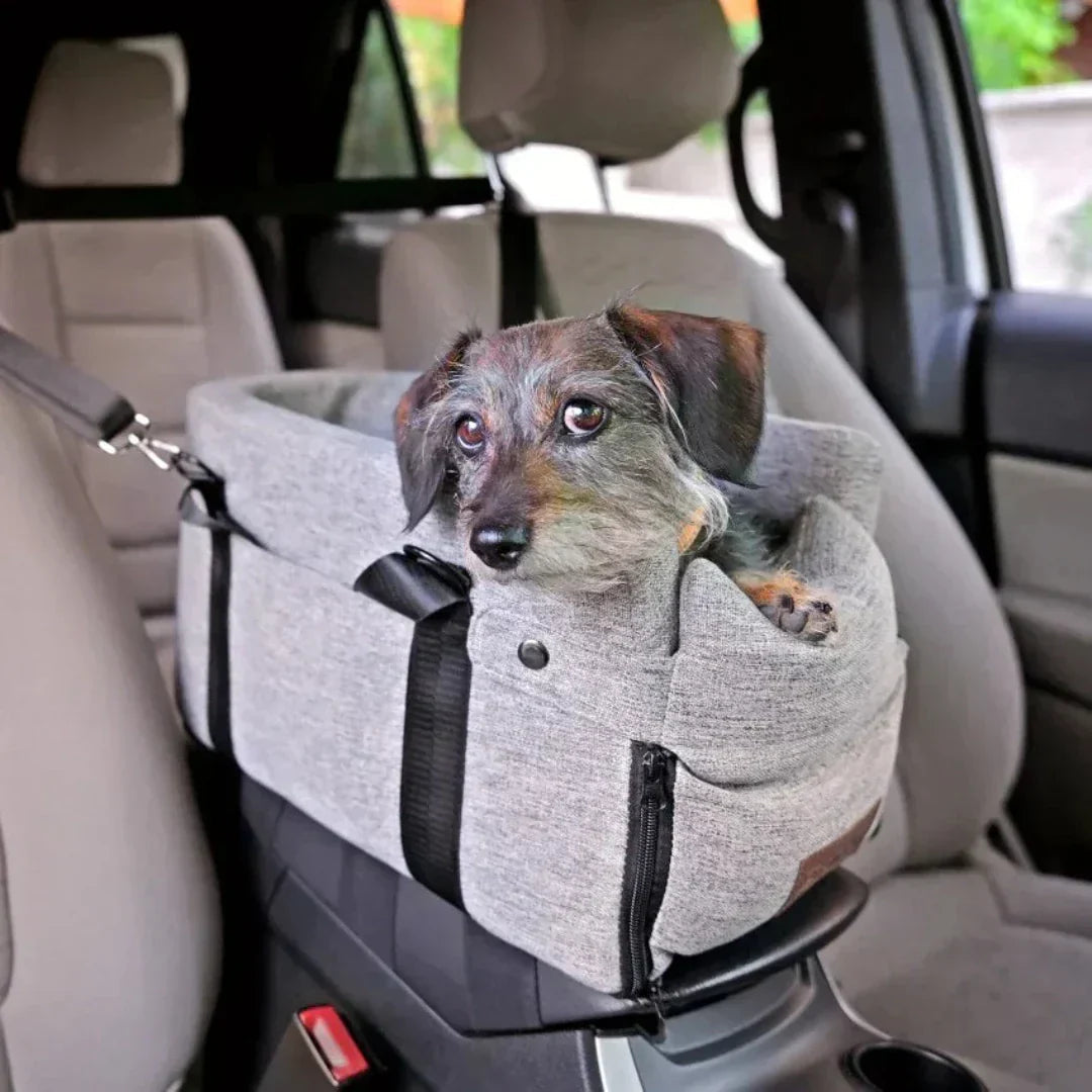Dog Car Seat Padded Booster Removable & Washable Cover