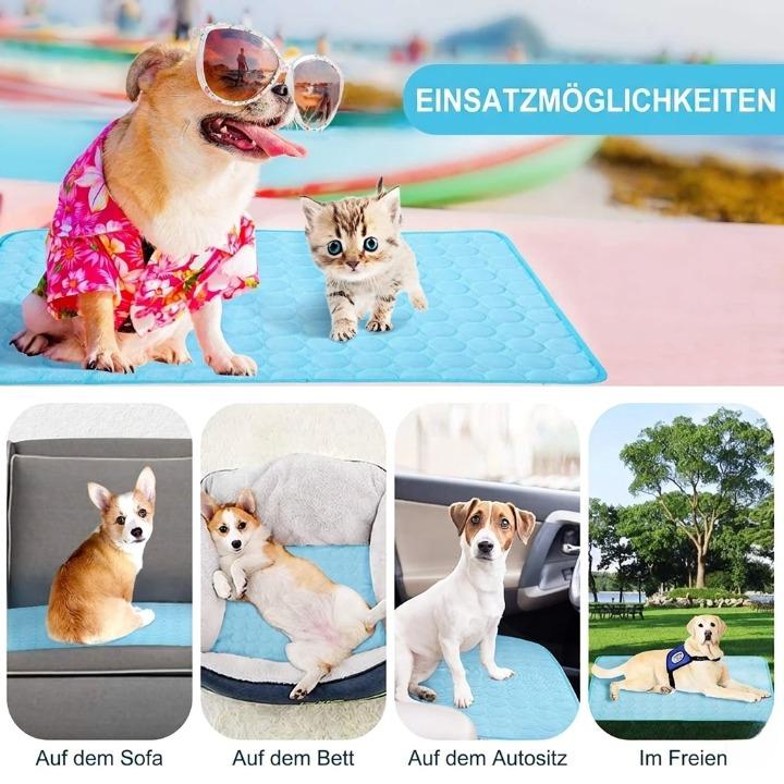 Dog Cooling Mat Self-Cooling Removable Washable Cover