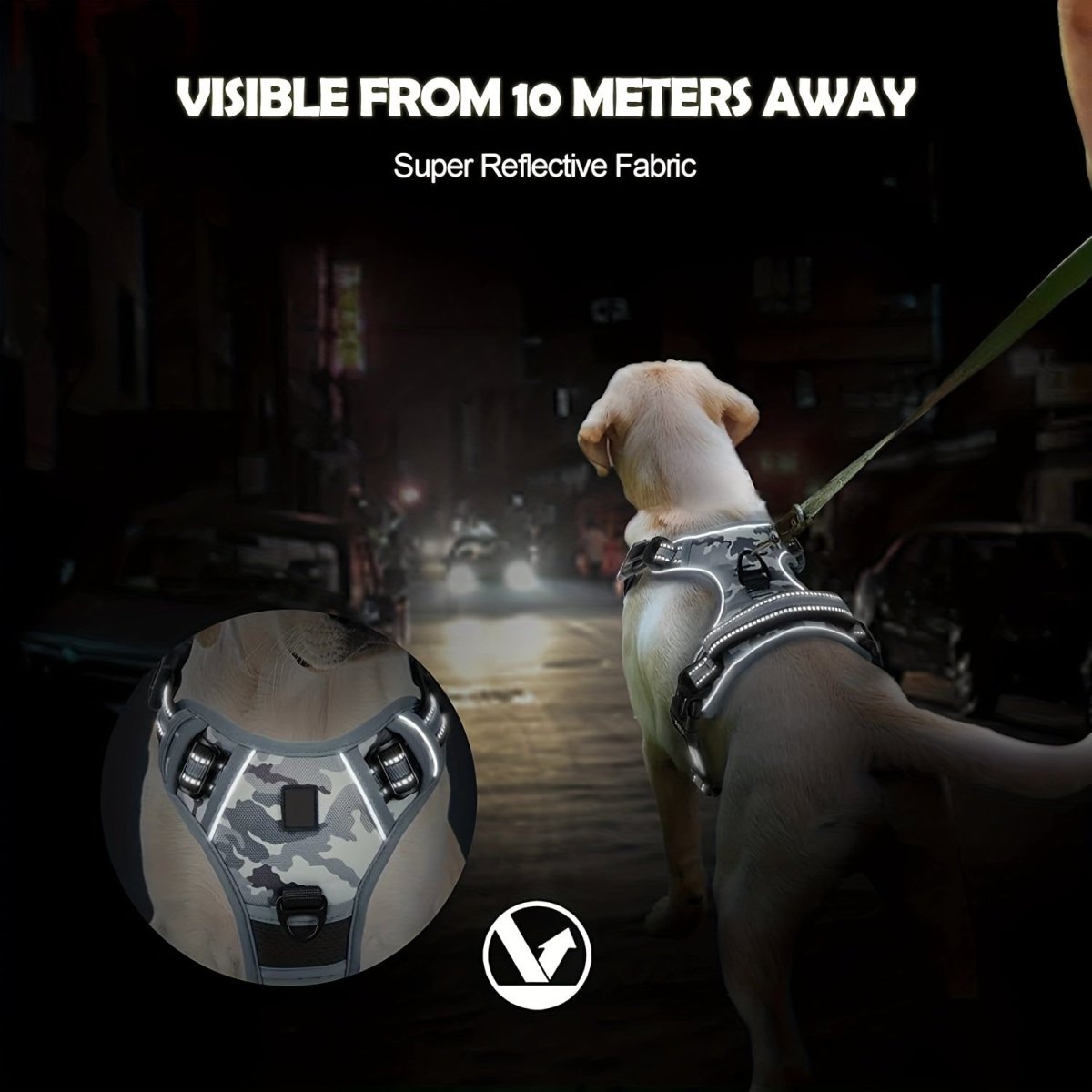 Dog Harness Anti-Pull Padded Handle Breathable Mesh