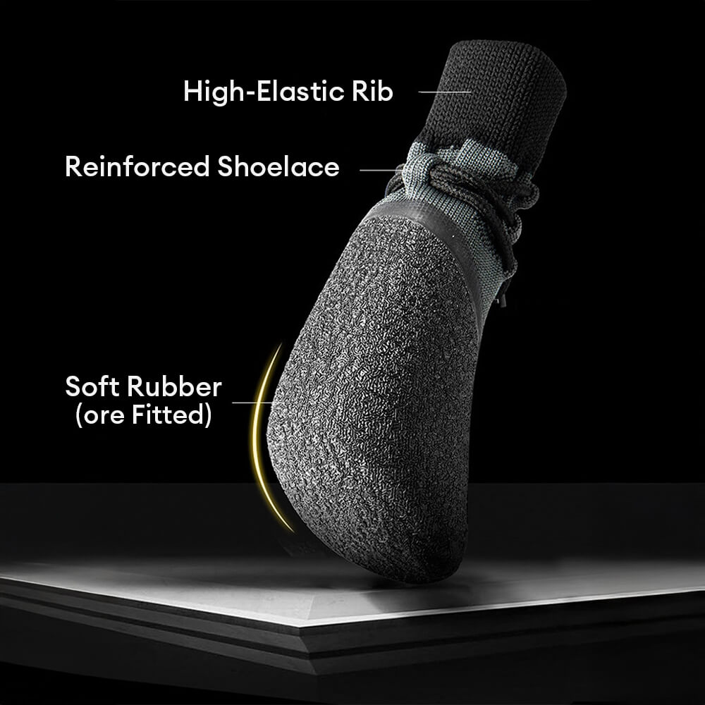 Dog Shoes Waterproof & Breathable Non-Slip Rubber Sole