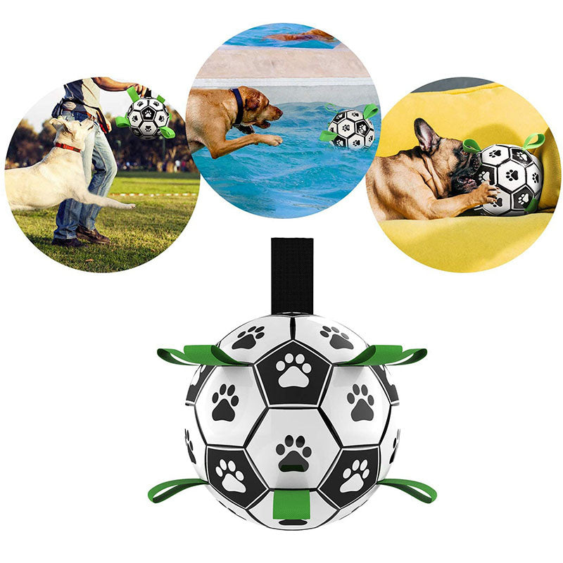 Dog Toy Ball Floating Non-Toxic Paw Print