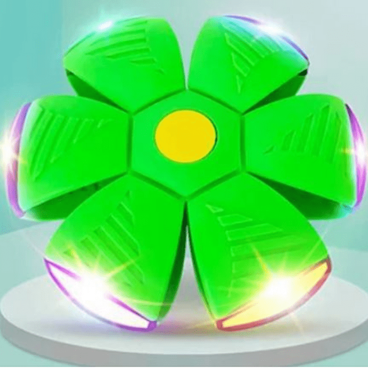 Dog Toy Convertible Flying Disc & Ball Durable Waterproof