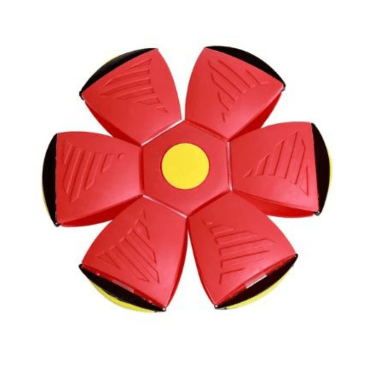 Dog Toy Convertible Flying Disc & Ball Durable Waterproof