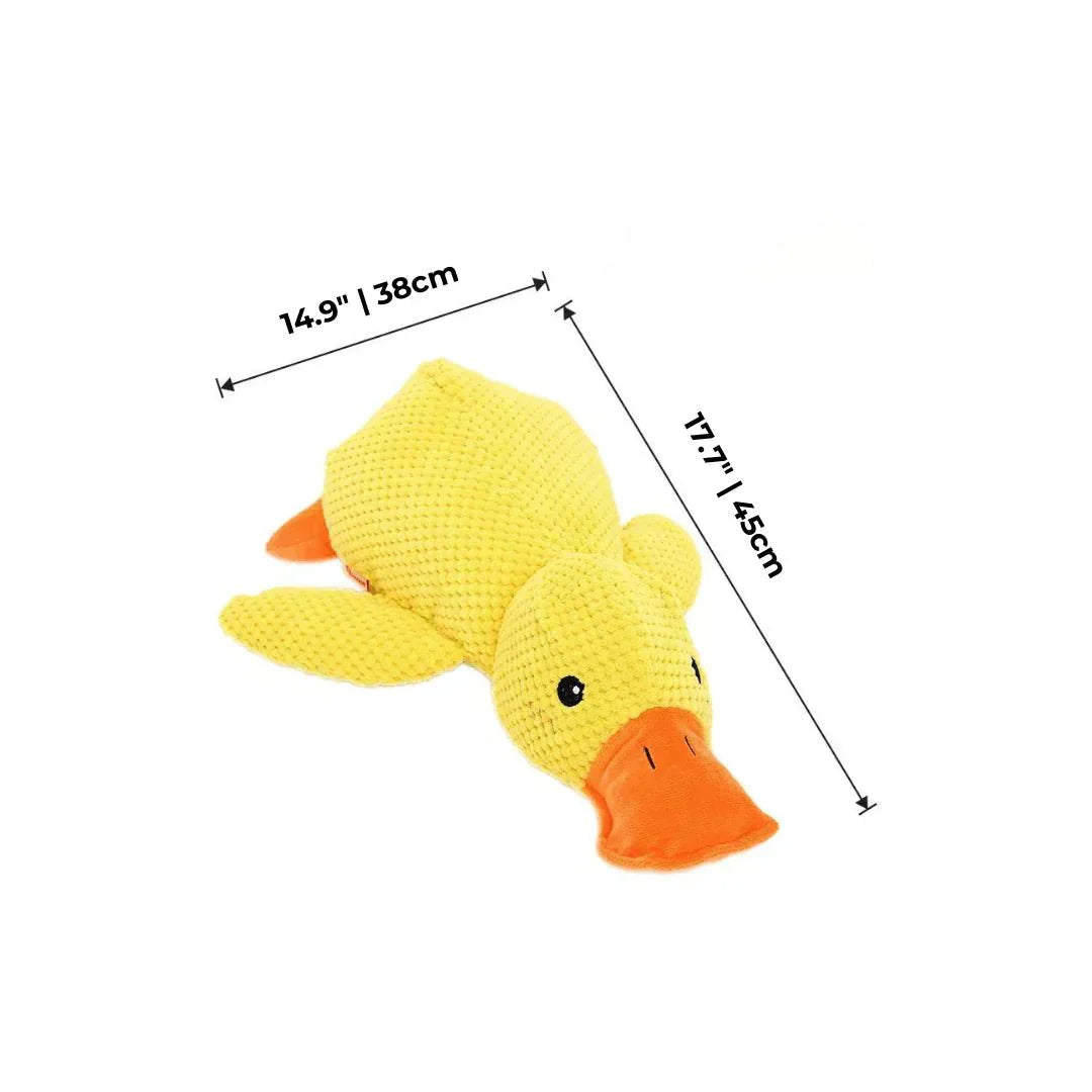 Dog Toy Plush Realistic Quacking Sound No Batteries