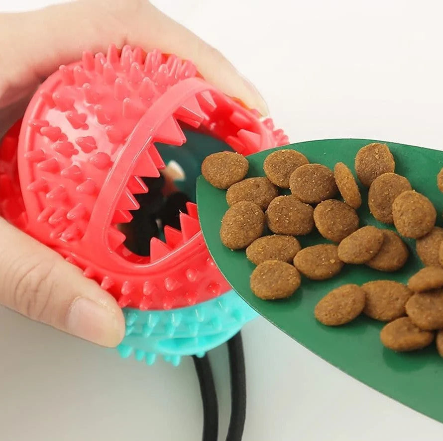 Dog Toy Refillable Treat-Dispensing Suction Cup