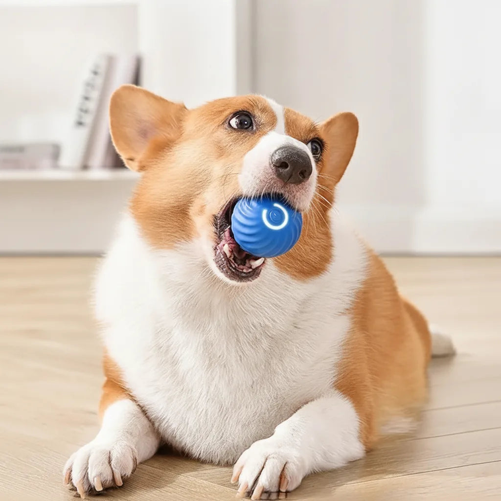 Dog Toy Self-Moving Sensors & LED Light