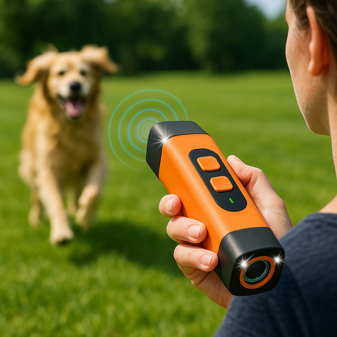 Dog Trainer Ultrasonic Bark Control 3 Modes USB Rechargeable