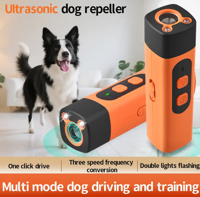 Dog Trainer Ultrasonic Bark Control 3 Modes USB Rechargeable