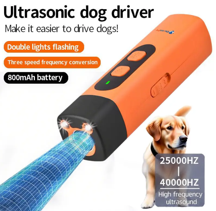 Dog Trainer Ultrasonic Bark Control 3 Modes USB Rechargeable