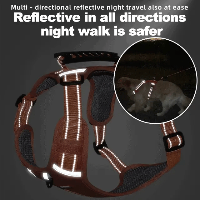 Dog Vest No-Pull 360° Reflective Adjustable