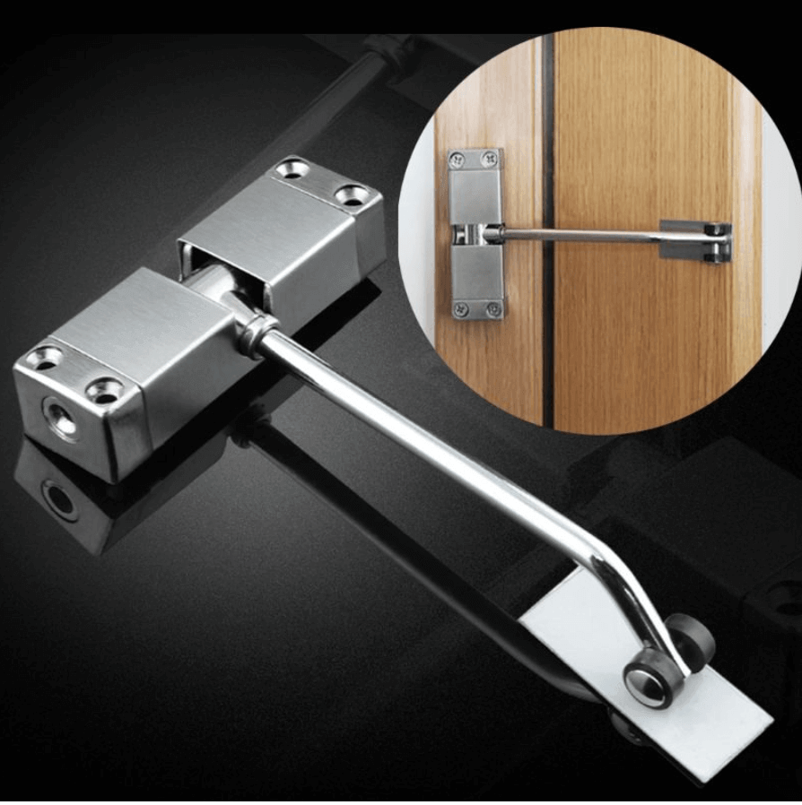 Door Closer Adjustable Soft Close Stainless Steel 30kg Capacity