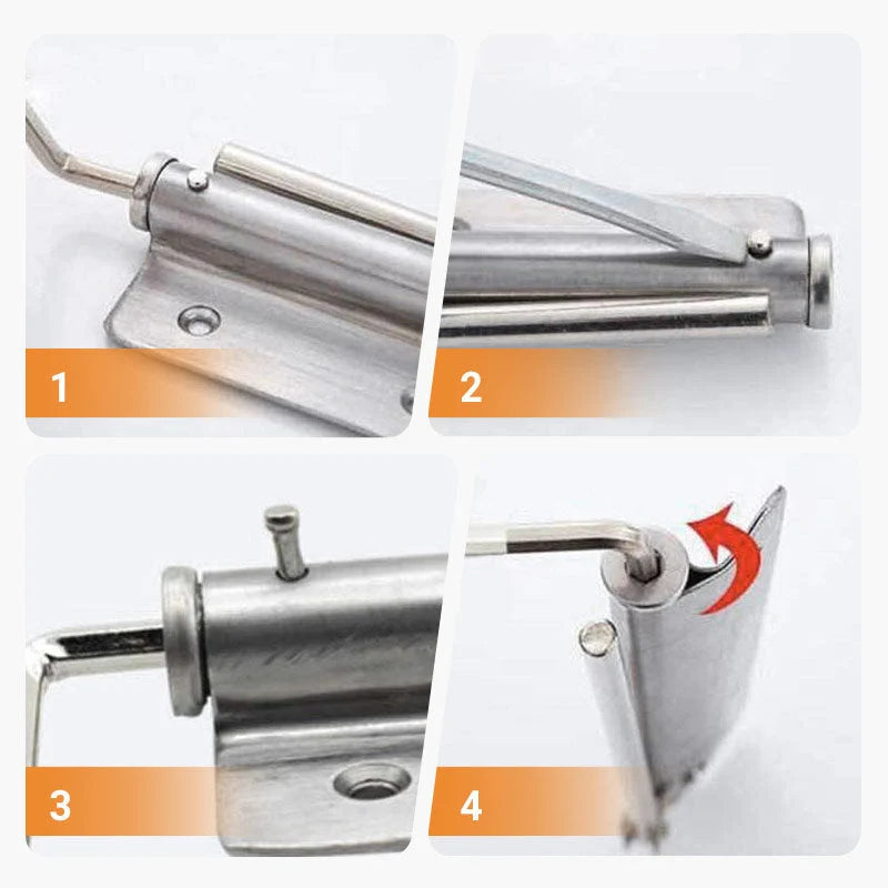 Door Damper Silent Soft-Close Stainless Steel Universal Fit