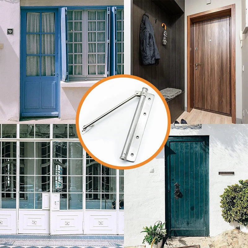 Door Damper Silent Soft-Close Stainless Steel Universal Fit