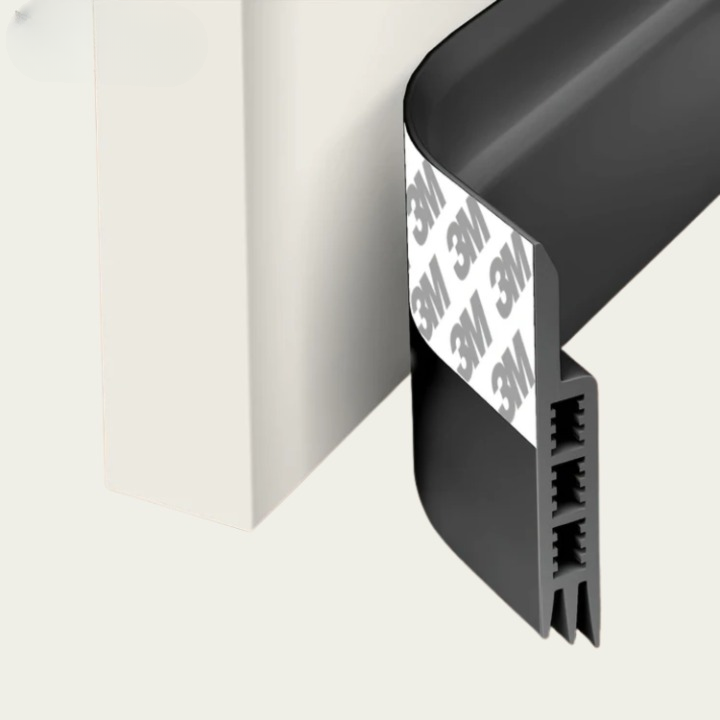 Door Draft Seal Silicone Strong Adhesive Cut To Fit