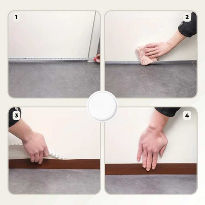 Door Draft Seal Silicone Strong Adhesive Cut To Fit