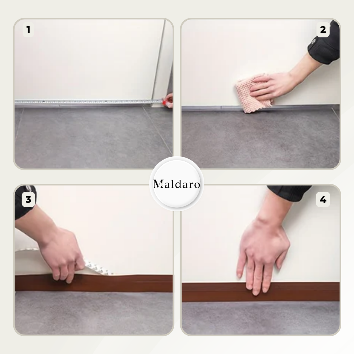 Door Draft Seal Silicone Strong Adhesive Cut To Fit