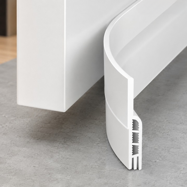 Door Draft Seal Silicone Strong Adhesive Cut To Fit