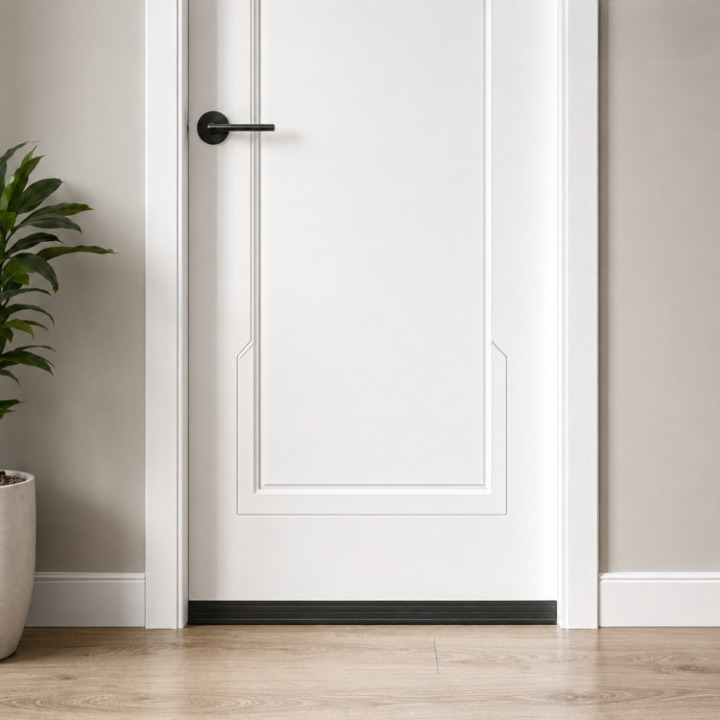 Door Draft Seal Silicone Strong Adhesive Cut To Fit