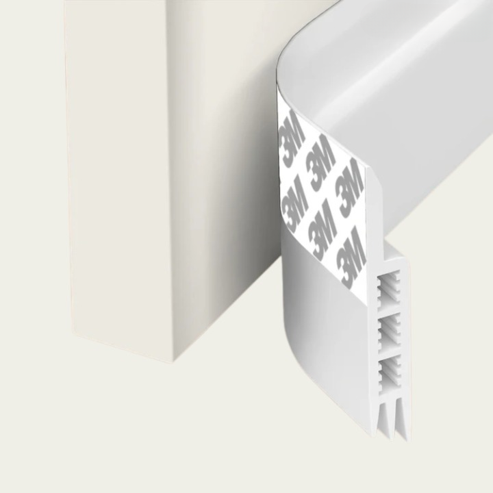 Door Draft Seal Silicone Strong Adhesive Cut To Fit