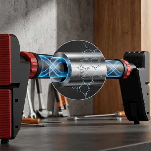 Door Frame Pull-Up Bar No-Drill Triple Lock Built-In Level