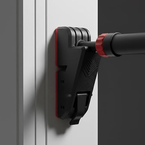 Door Frame Pull-Up Bar No-Drill Triple Lock Built-In Level
