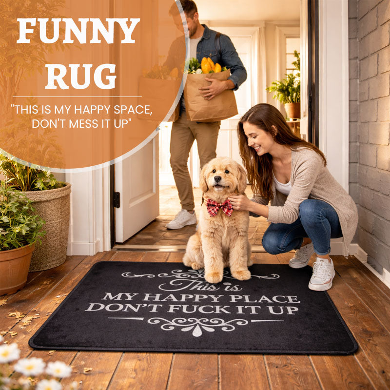 Doormat Cheeky Phrase Non-Slip & Weather Resistant