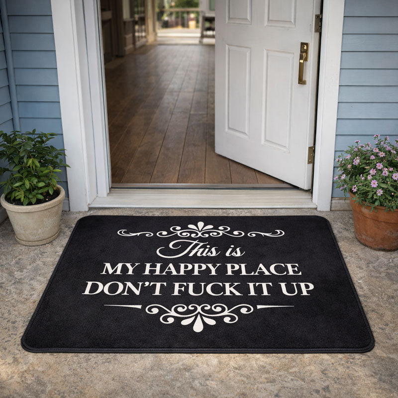Doormat Cheeky Phrase Non-Slip & Weather Resistant