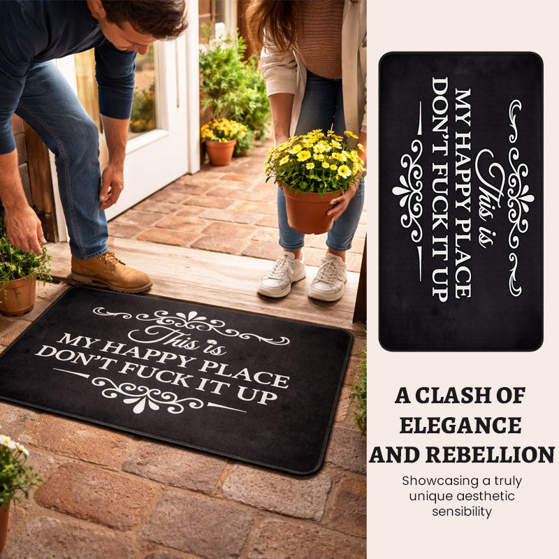 Doormat Cheeky Phrase Non-Slip & Weather Resistant