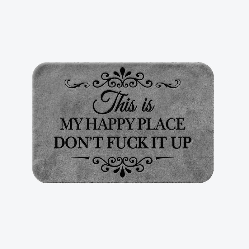 Doormat Cheeky Phrase Non-Slip & Weather Resistant