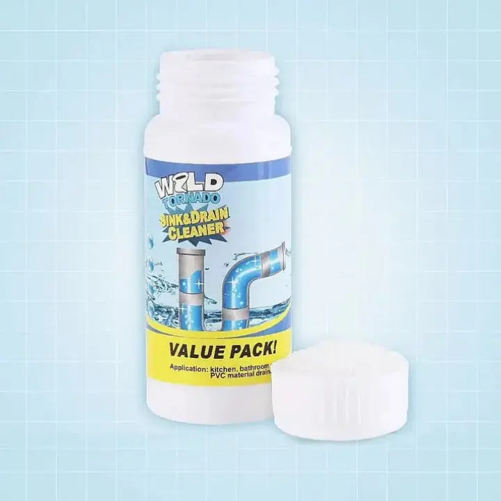 Drain Cleaner 2-Pack Foaming Powder PVC-Safe