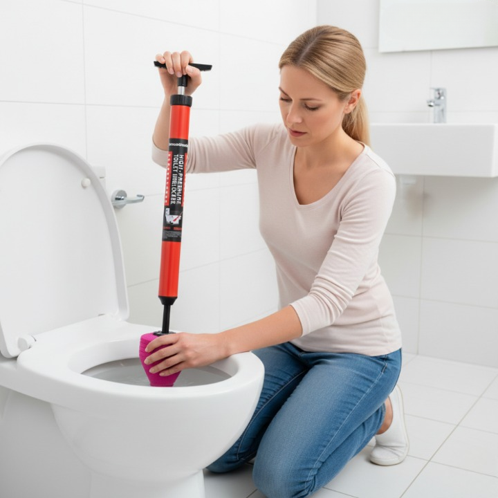 Drain Cleaner Compressed Air 120 PSI Chemical-Free