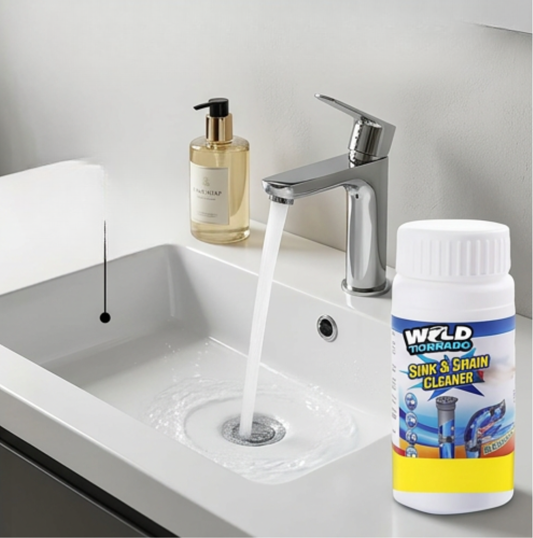 Drain Cleaner Powder Fast-Acting Foaming Safe For All Pipes