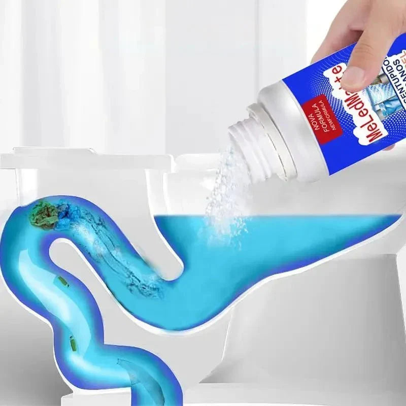 Drain Cleaner Powder Fizz-Active Dissolves Grease & Hair