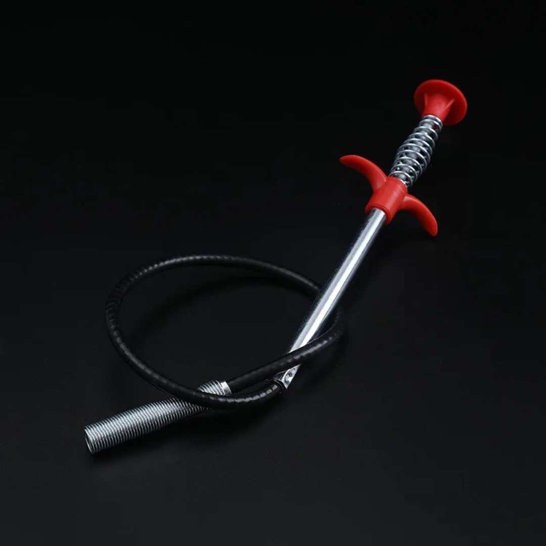Drain Hook Flexible Stainless Steel Shaft Claw Attachment