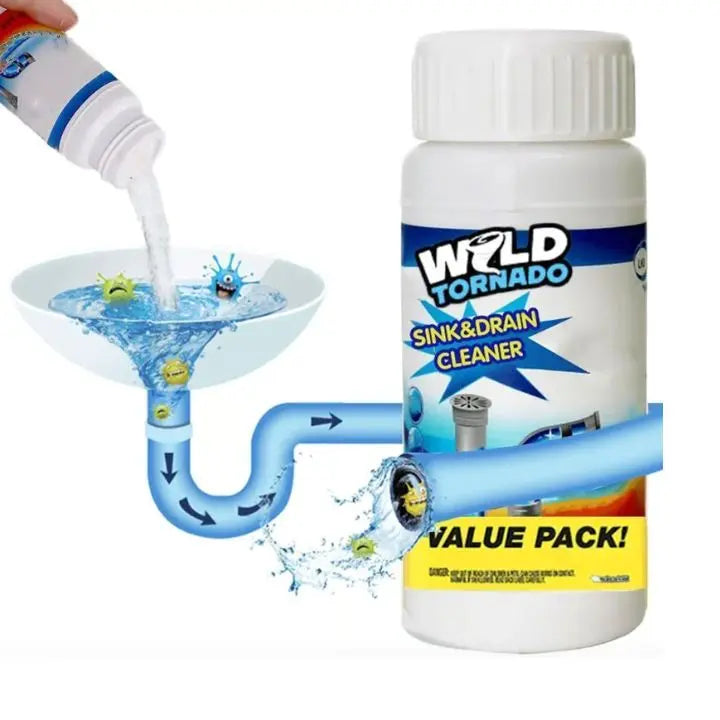 Drain & Pipe Cleaner High-Density Non-Corrosive Septic-Safe
