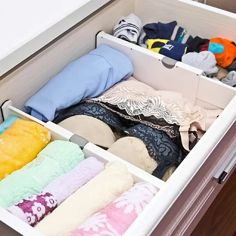 Drawer Divider Adjustable Tool-Free Clamp